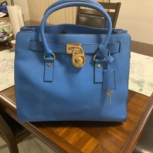 Beautiful Gently used Blue Authentic Michael Kors